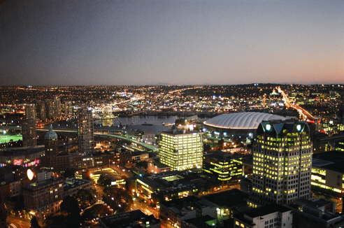 Vancouver bei Nacht