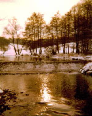 Wehr unterhalb von Hammerstein 1982